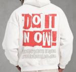 ⁦NO EXCUSES BoxyFit Hoodie⁩ - الصورة ⁦3⁩