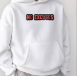 ⁦NO EXCUSES BoxyFit Hoodie⁩ - الصورة ⁦4⁩