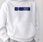 ⁦NO EXCUSES BoxyFit Hoodie⁩ - الصورة ⁦5⁩